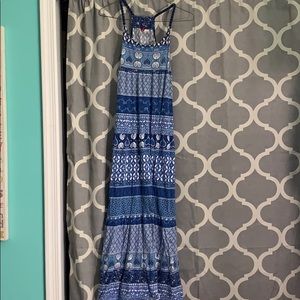 H&M Dresses - H&M blue patterned maxi dress H&M Dresses - H&M blue patterned maxi dress